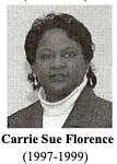 Carrie Sue Florence 1997-1999