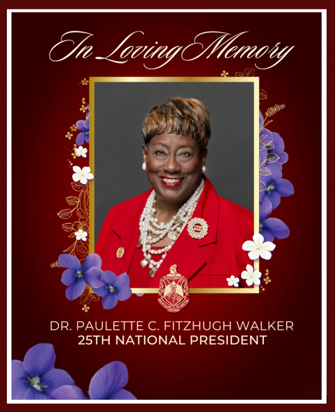 25th Past National President, Dr. Paulette C. Walker